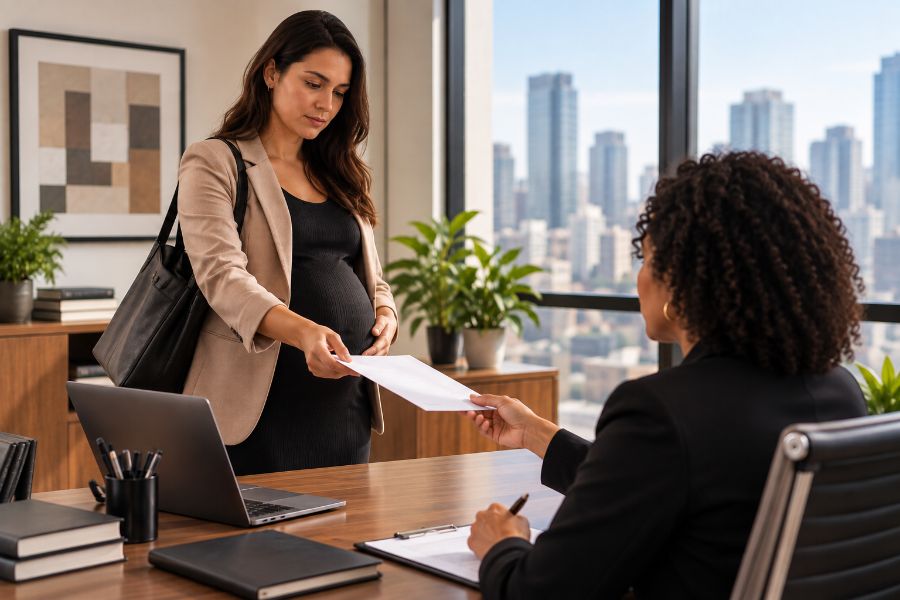 Minha empregada gestante pediu demissão: a empresa pode aceitar?